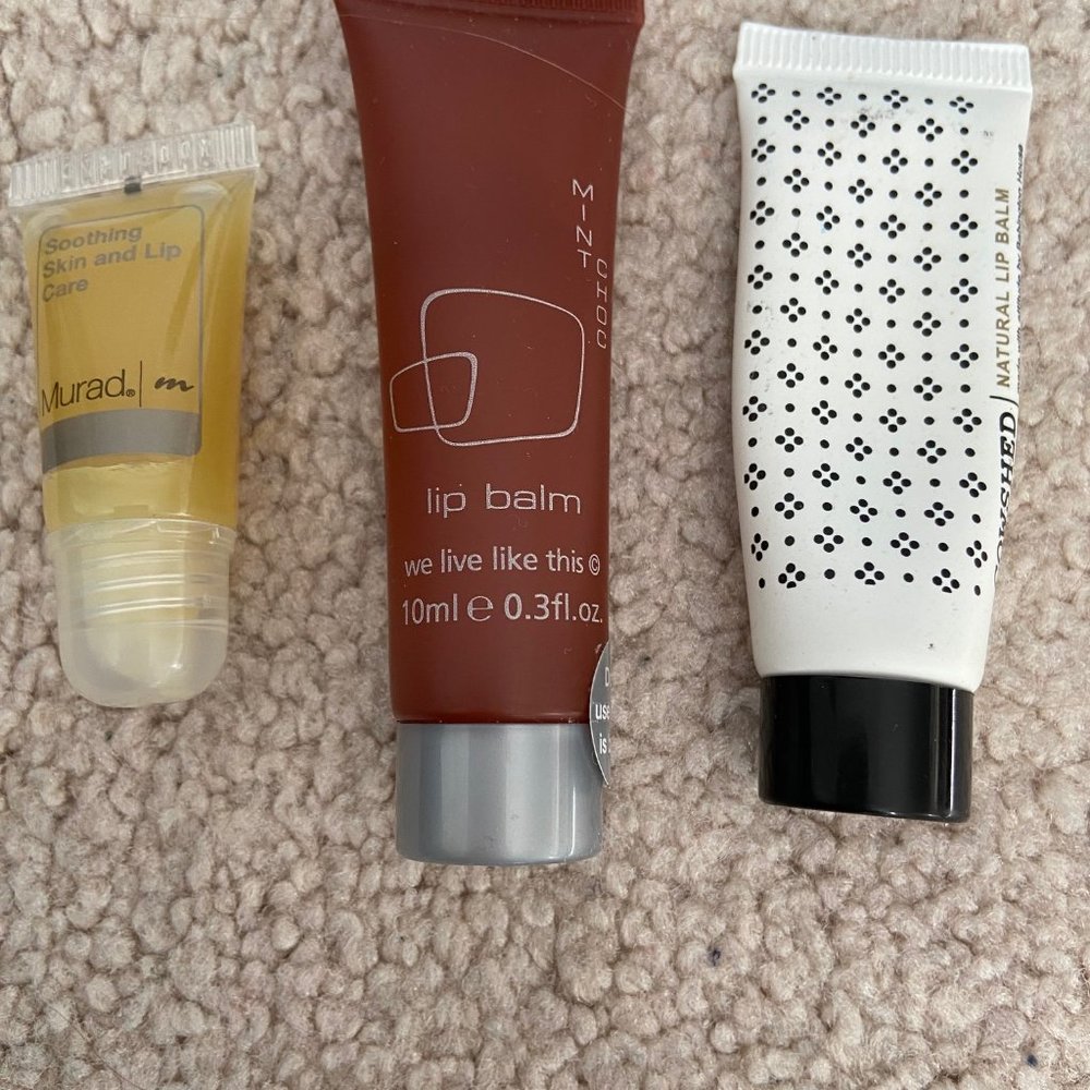 - 3 different types of lip balm all in one price